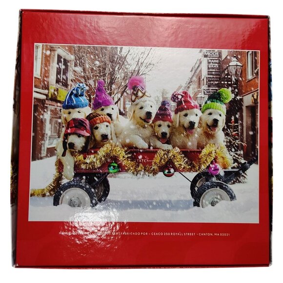 Avanti Christmas Puppies 500-Piece Jigsaw Puzzle 24x18 Inches - Picture 4 of 5